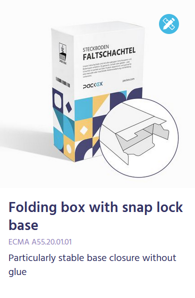 Folding Box With Straight Side Flaps