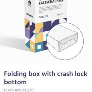 Folding Box With Crash Lock Bottom